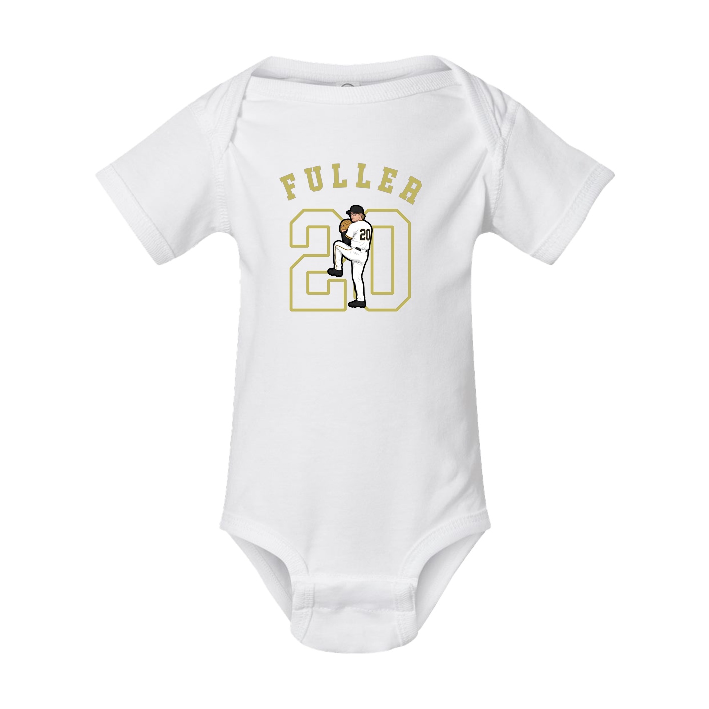 Baby Onesie — Shirsey Arch in White