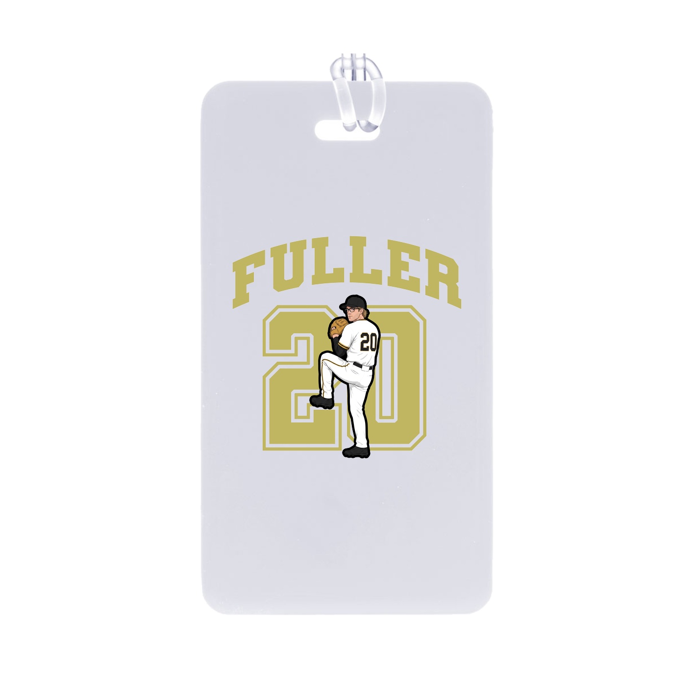 Bag Tag — Number in Classic