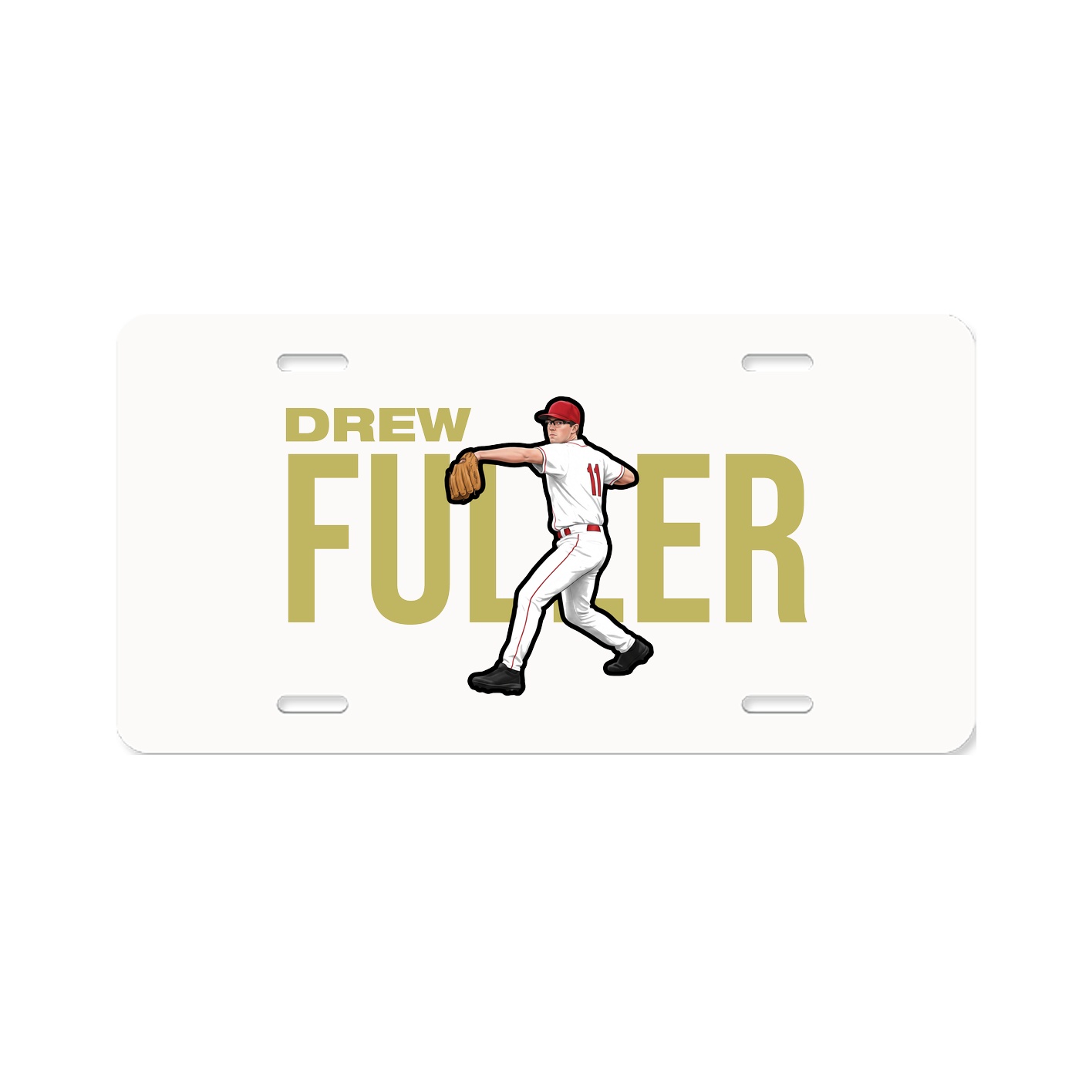 License Plate — Player Name in Classic