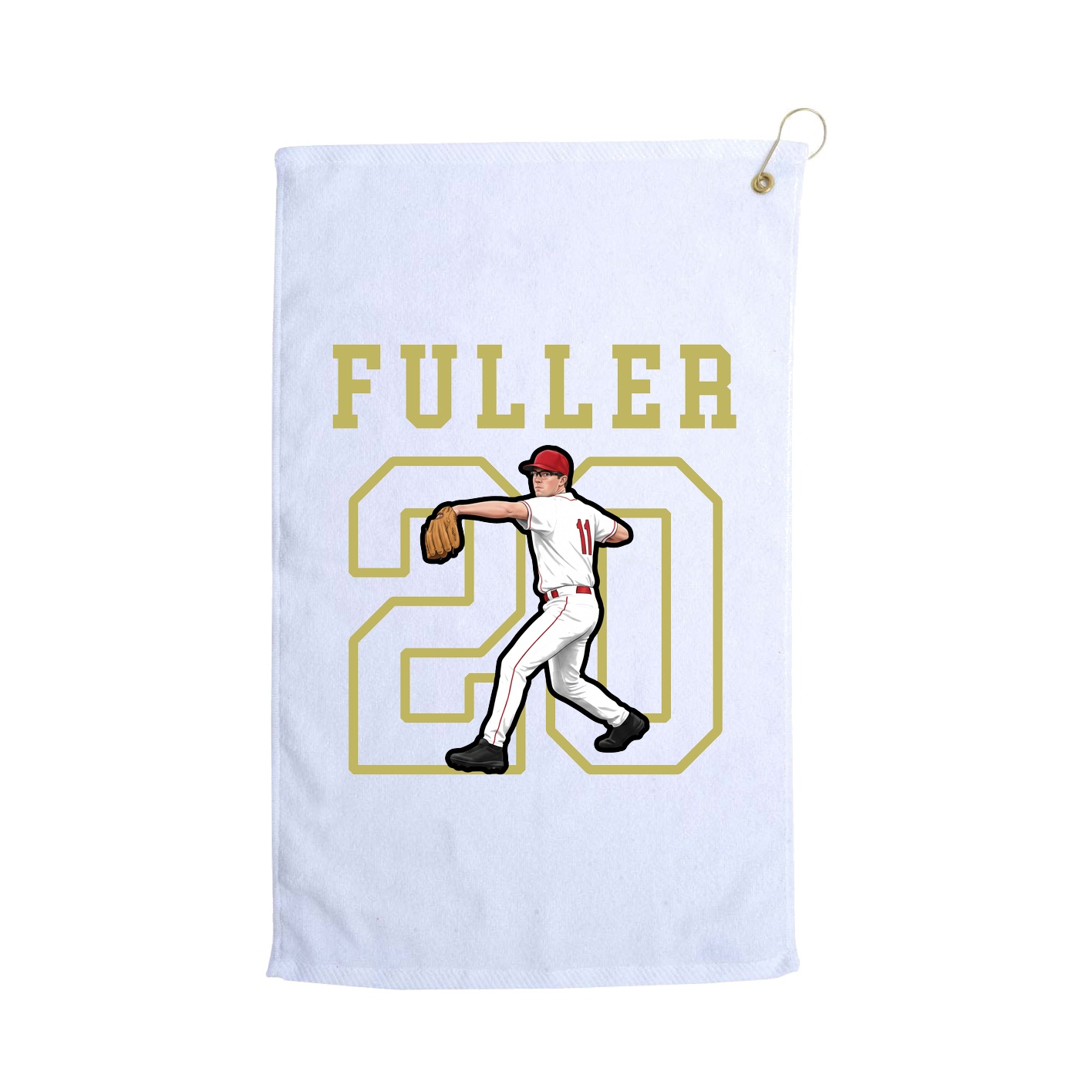 Golf Towel — Shirsey in White