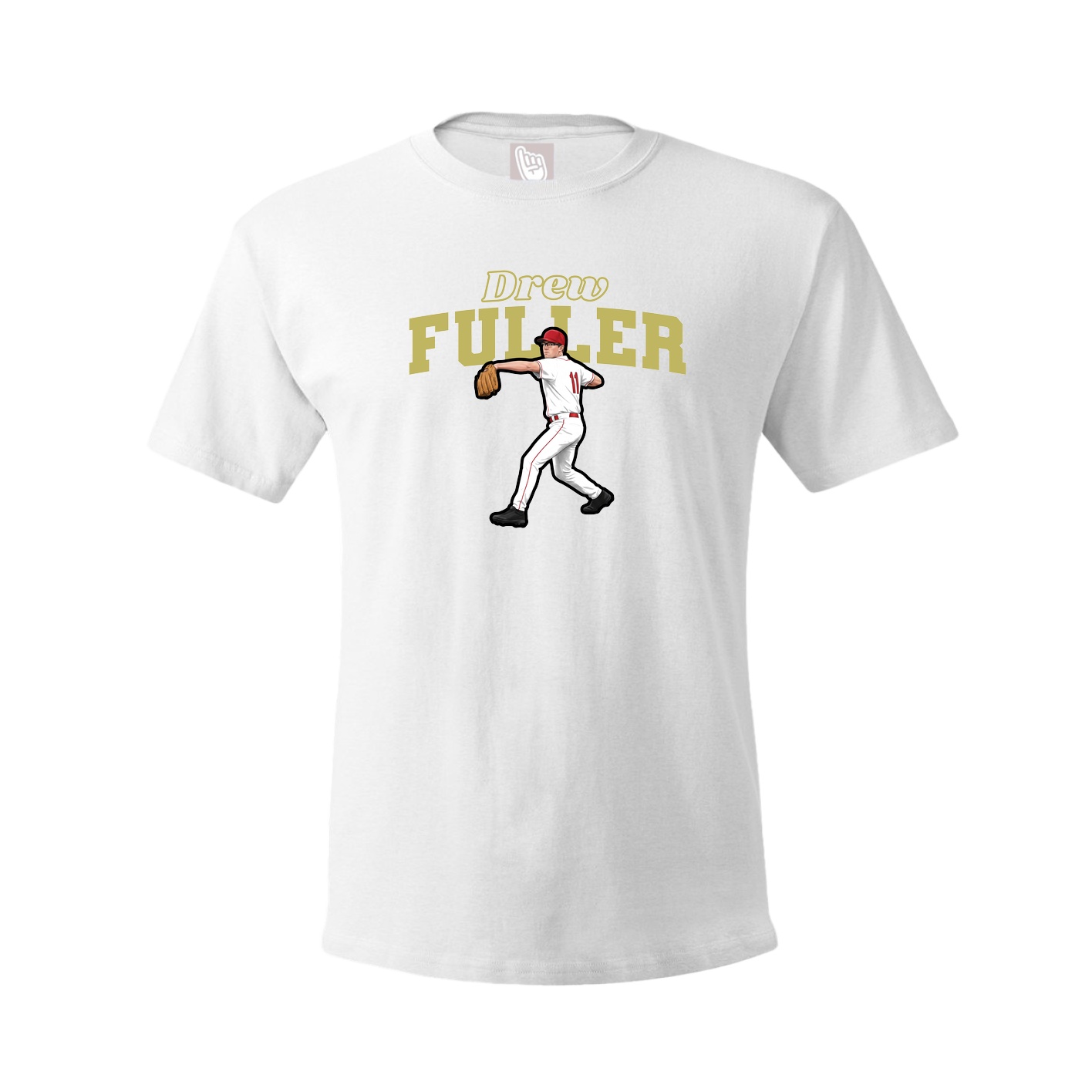 Tee — Name Arch in White