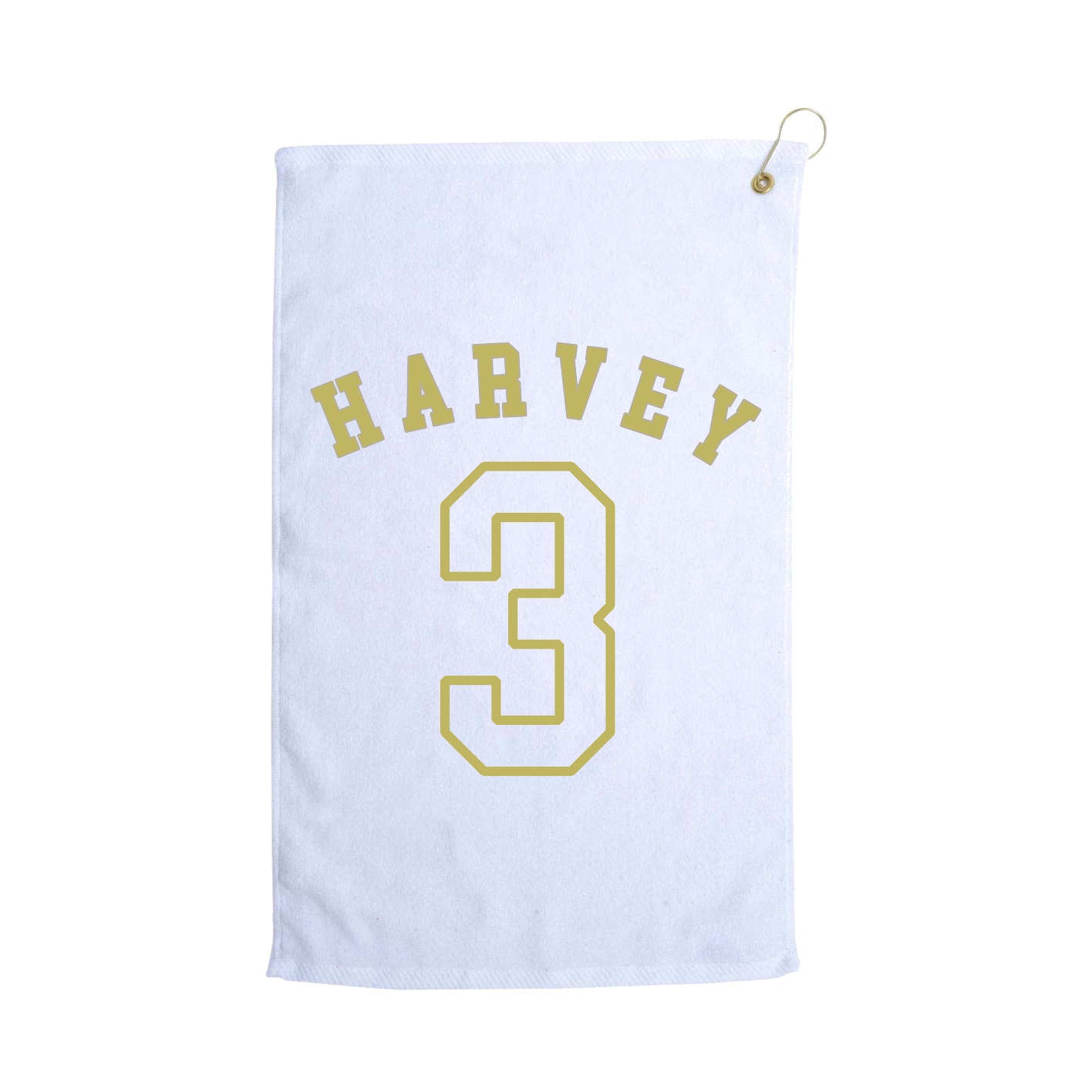 Golf Towel — Shirsey Arch in White