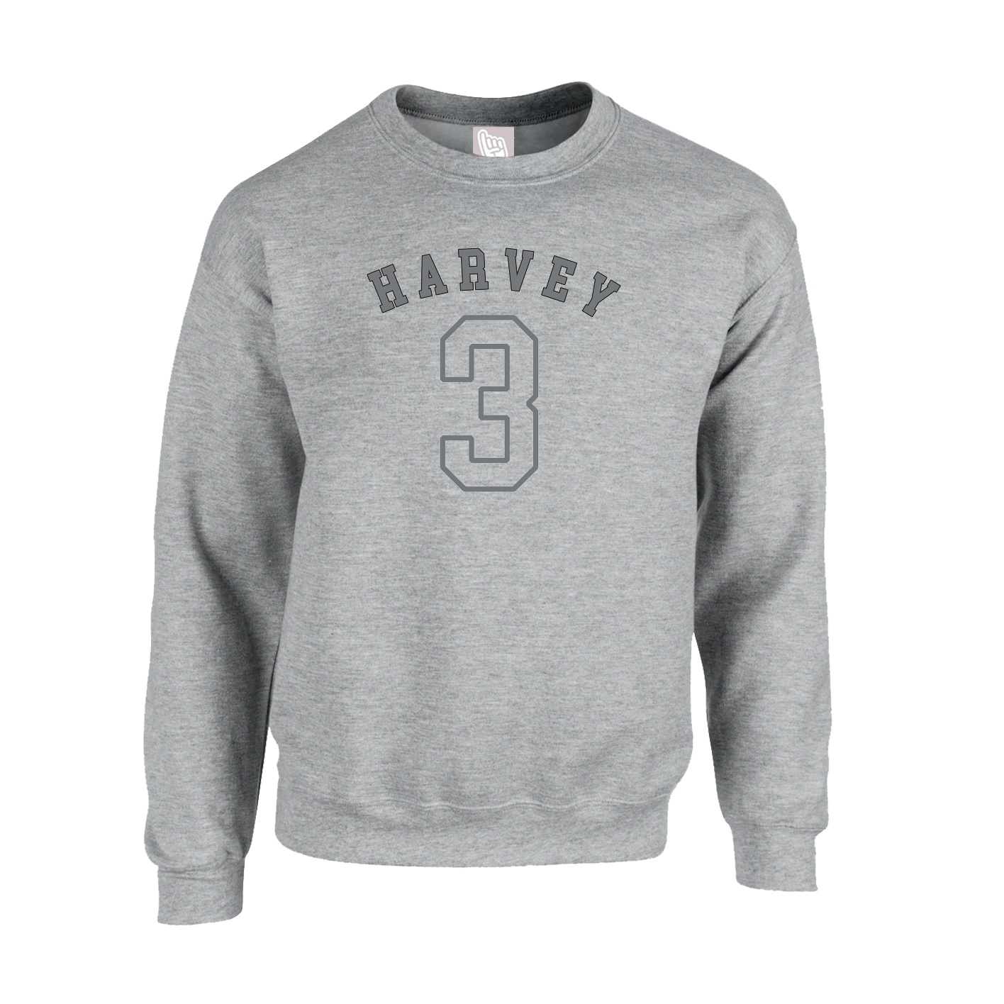 Fleece Crew — Shirsey Arch in Grey