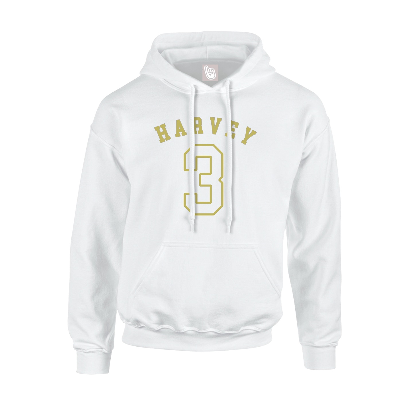 Youth Hoodie — Shirsey Arch in White