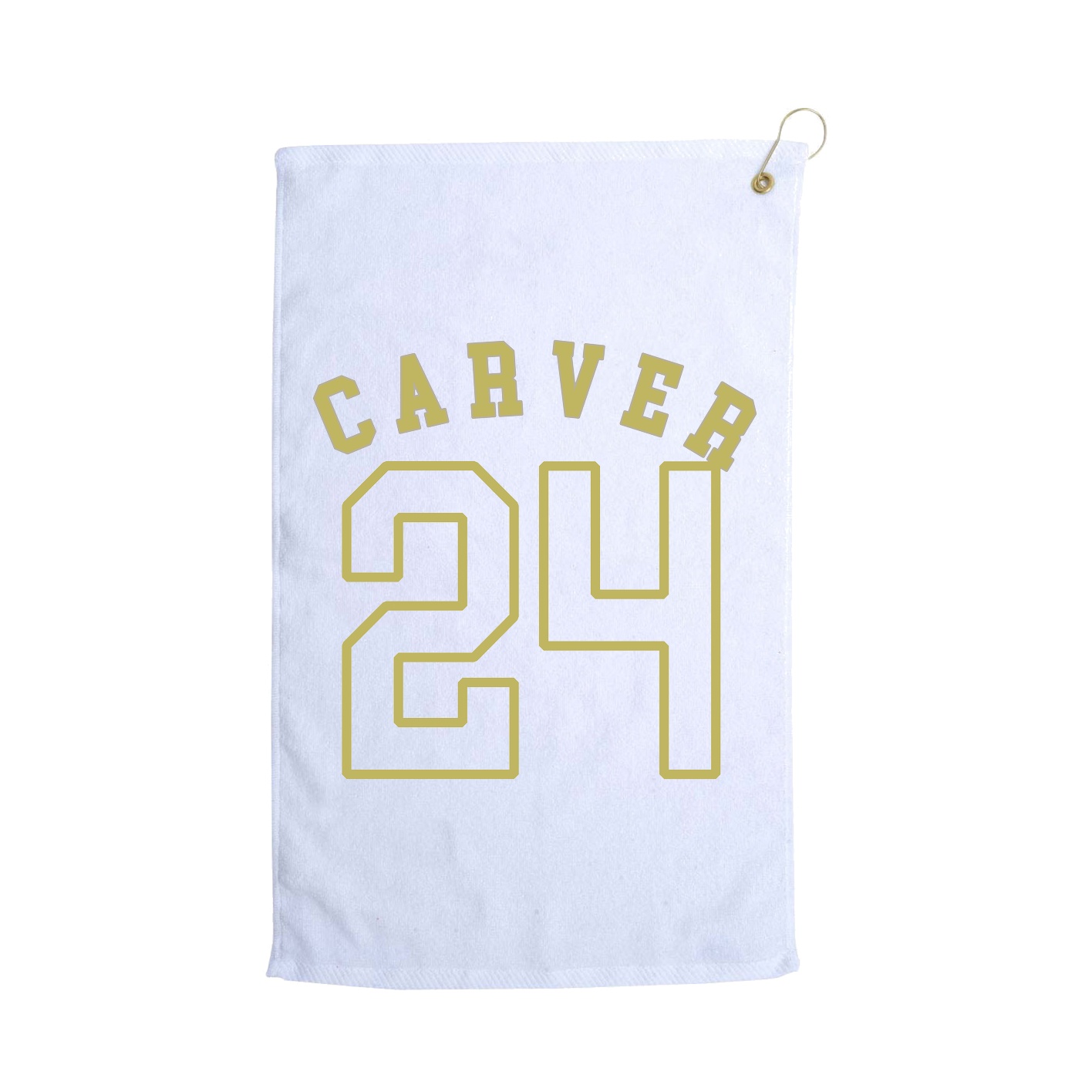 Golf Towel — Shirsey Arch in White