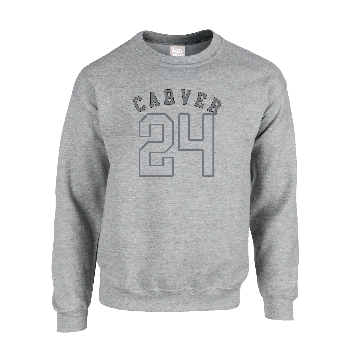 Fleece Crew — Shirsey Arch in Grey