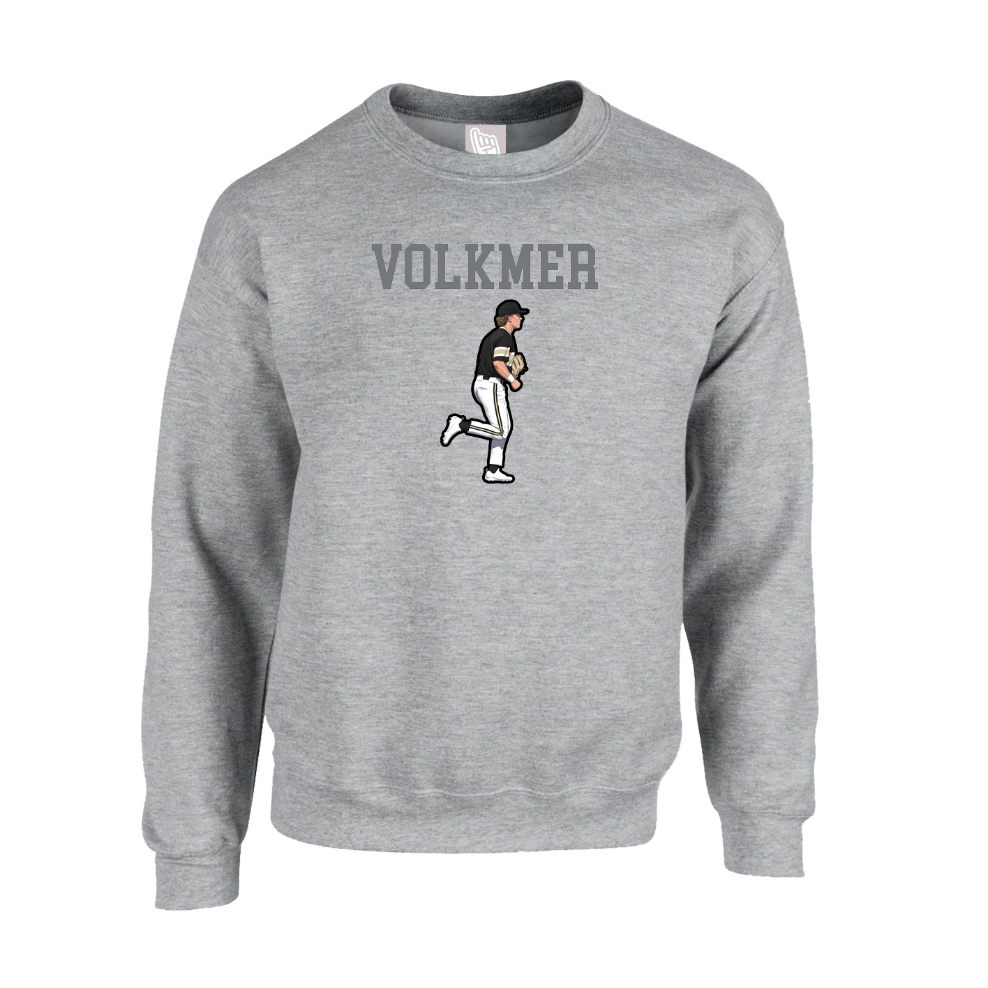Fleece Crew — Shirsey in Grey