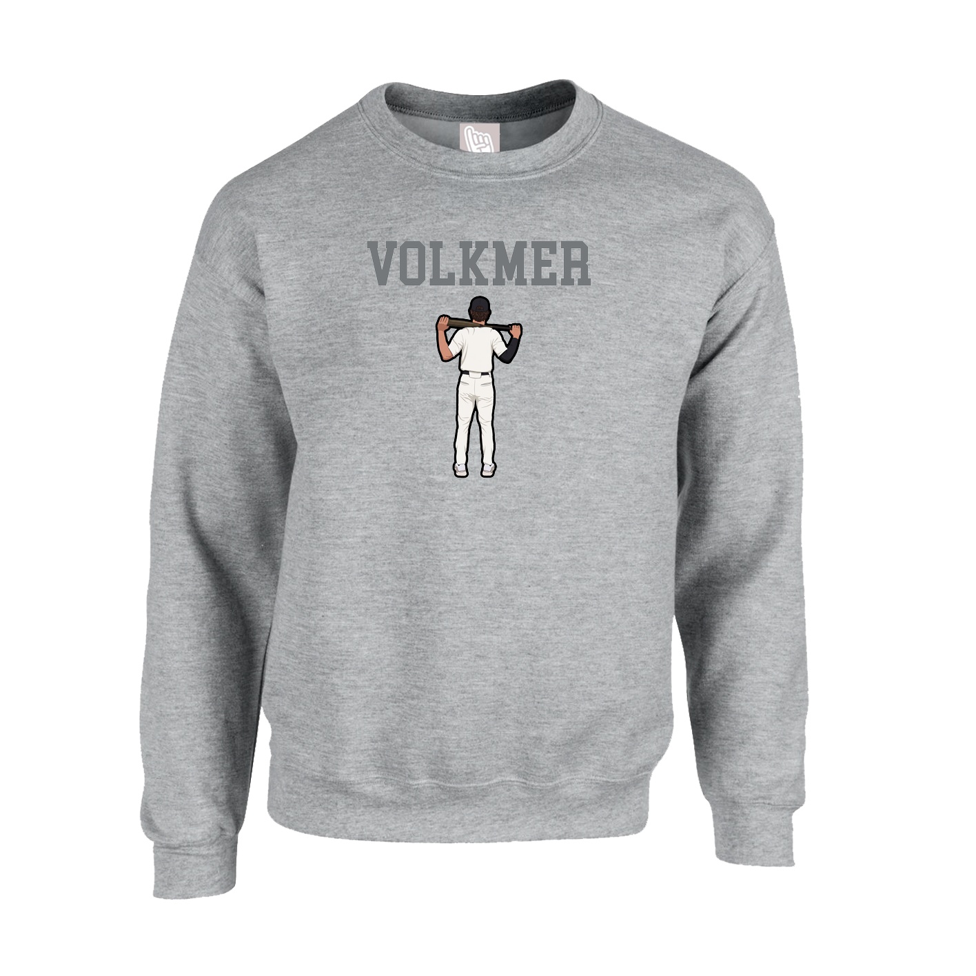 Fleece Crew — Shirsey in Grey