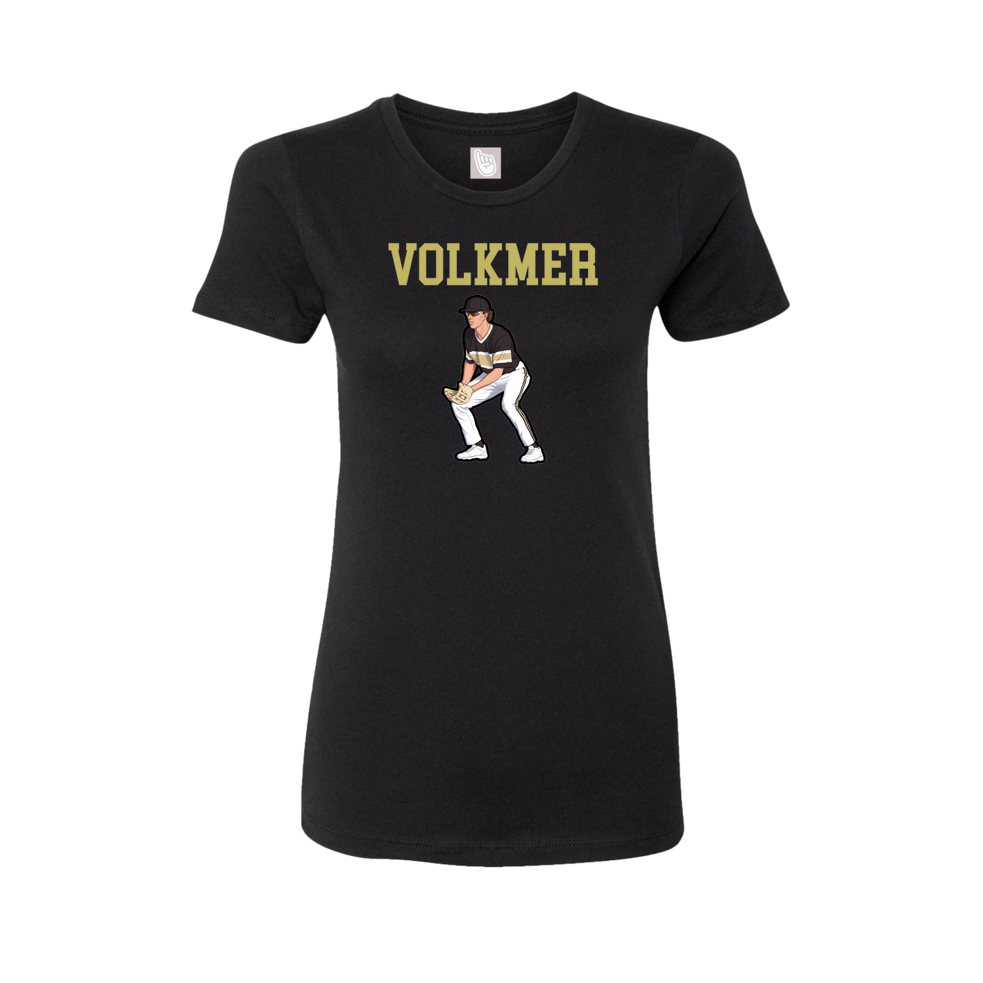Fitted Women's Tee — Shirsey in Black