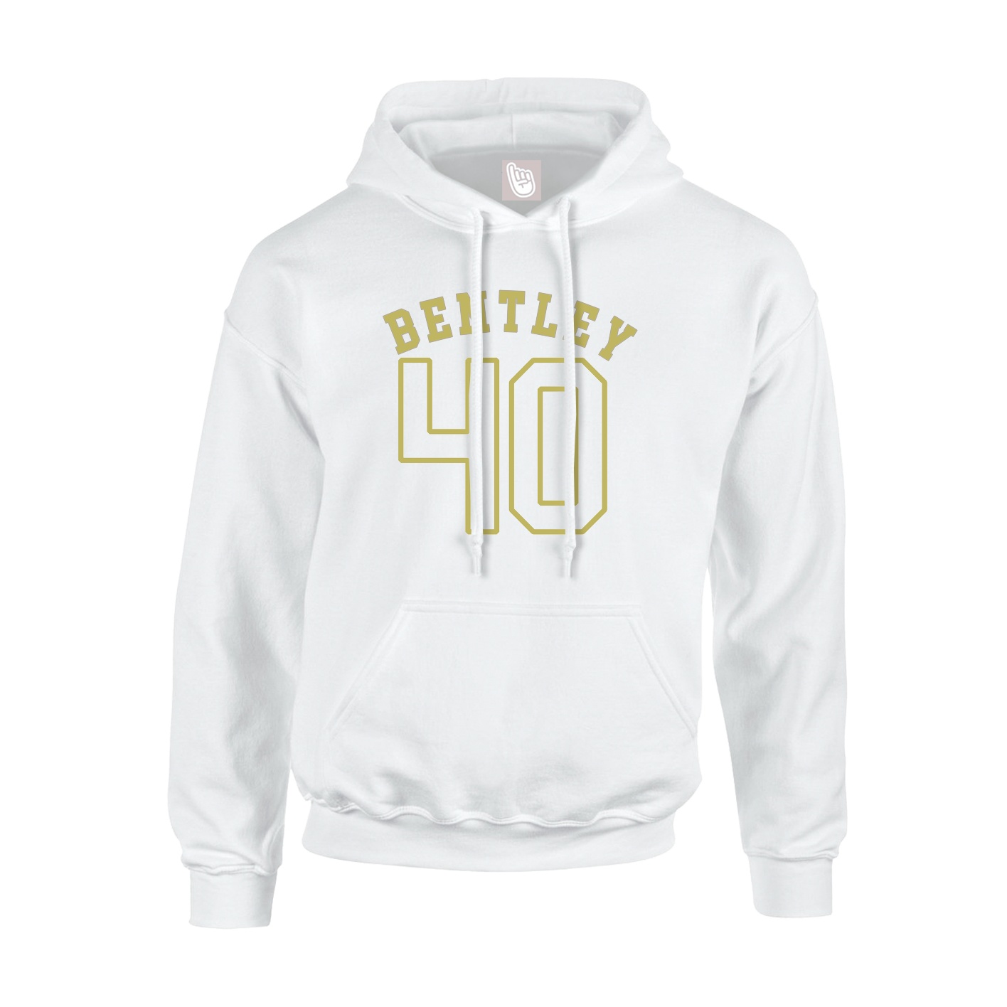 Youth Hoodie — Shirsey Arch in White