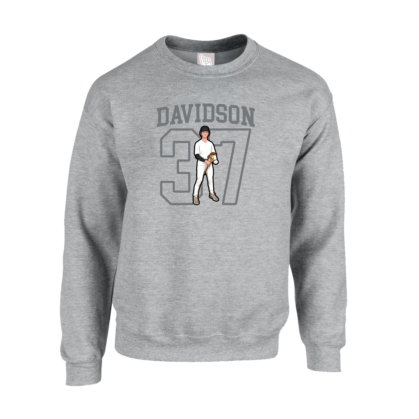 Fleece Crew — Shirsey in Grey