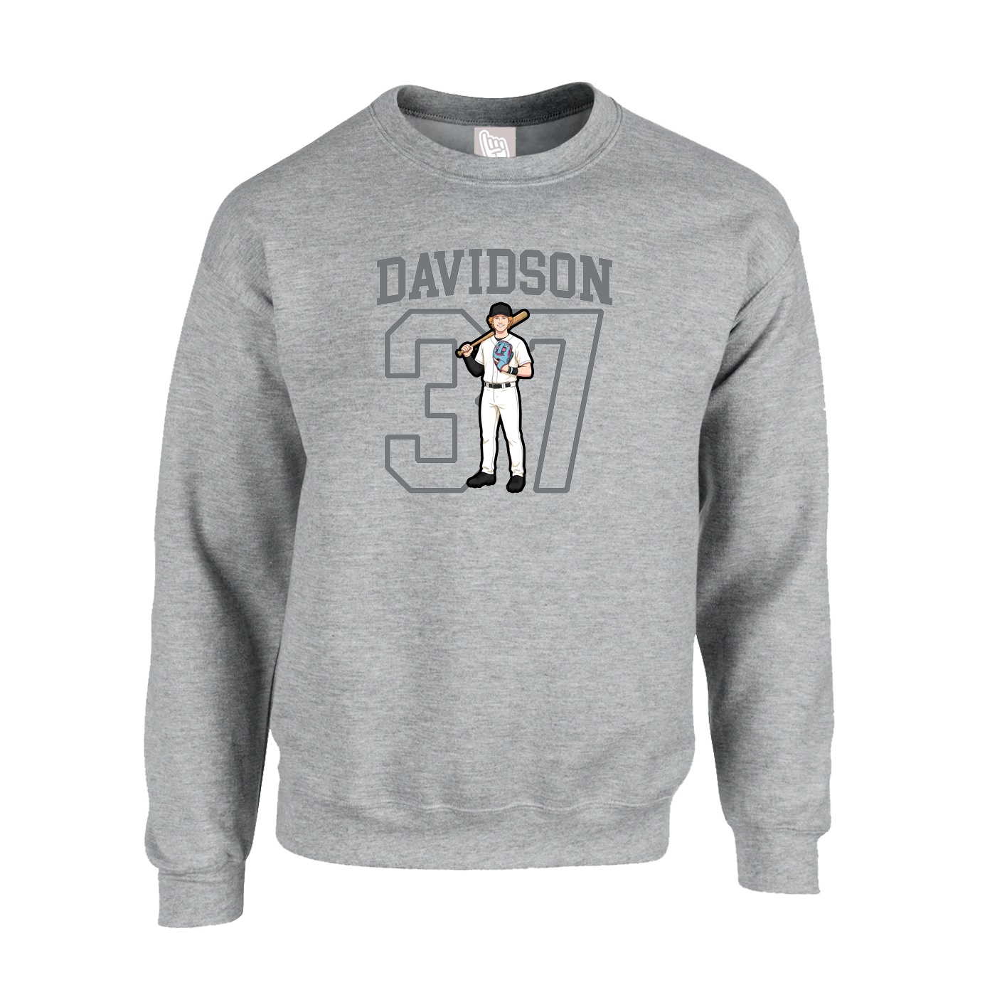 Fleece Crew — Shirsey in Grey