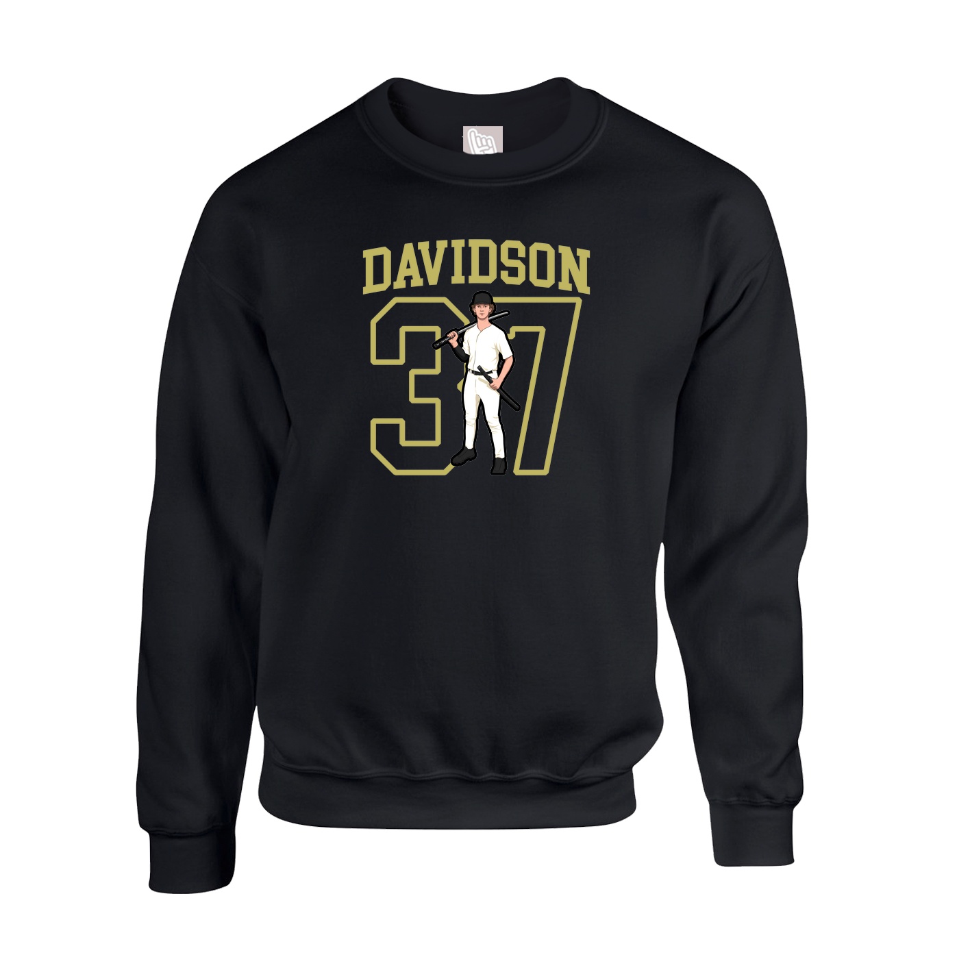 Fleece Crew — Shirsey in Black