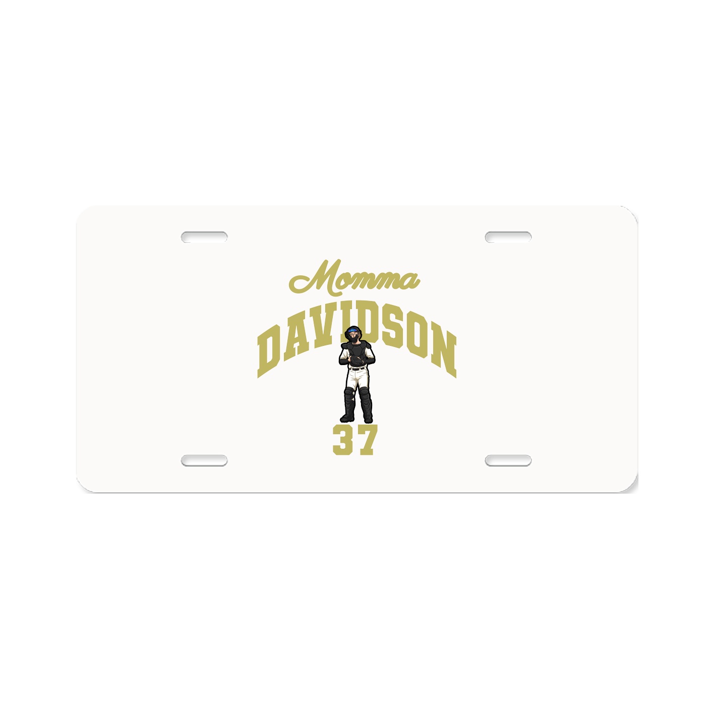 License Plate — Mothers Day Arch in Classic