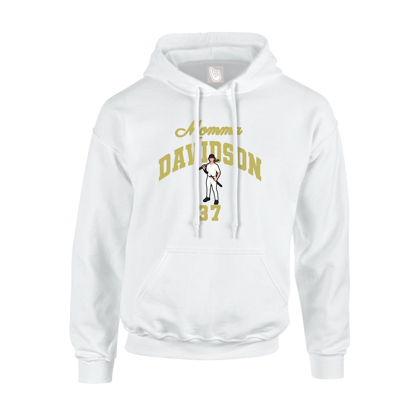 Youth Hoodie — Mothers Day Arch in White