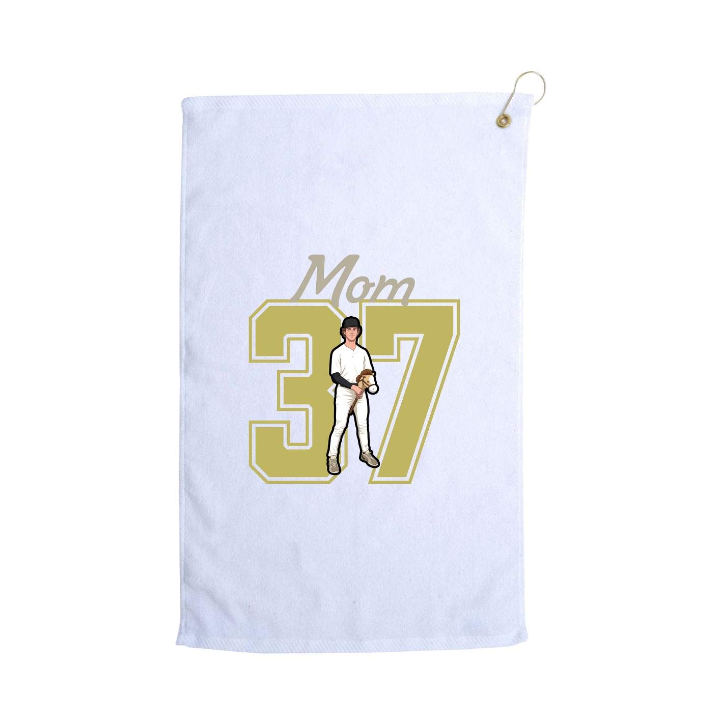 Golf Towel — Mothers Day Shirsey in White