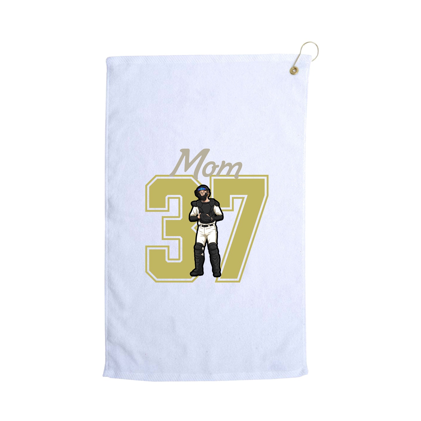 Golf Towel — Mothers Day Shirsey in White