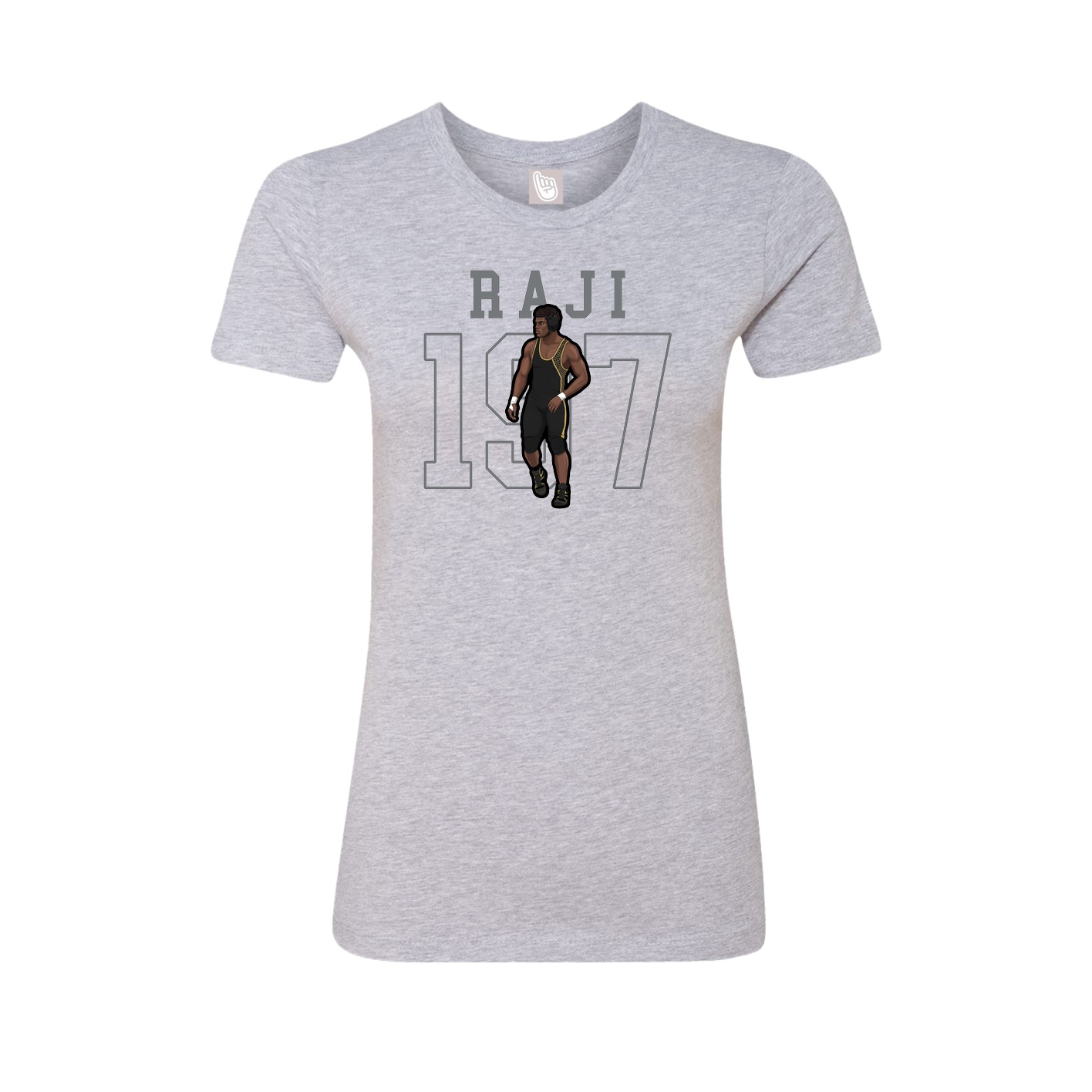 Fitted Women's Tee — Shirsey in Grey