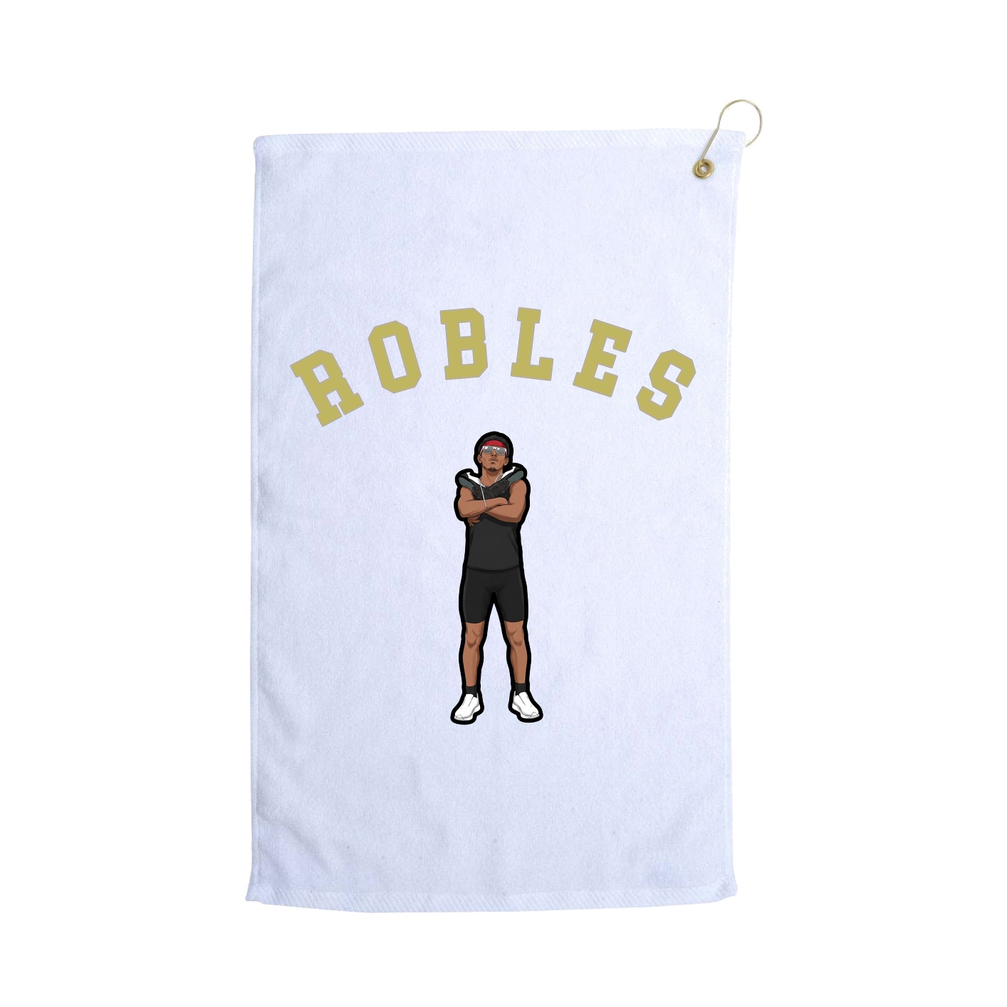 Golf Towel — Shirsey Arch in White