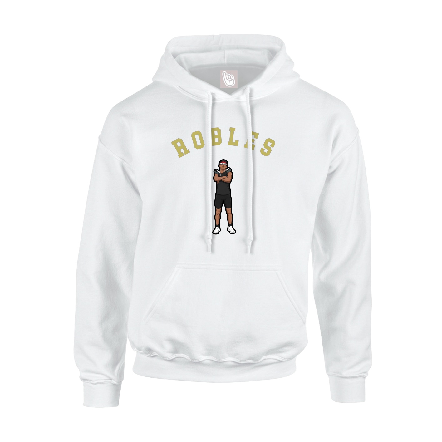 Youth Hoodie — Shirsey Arch in White