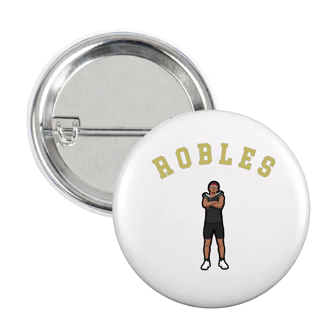 Game Day Button — Shirsey Arch in White
