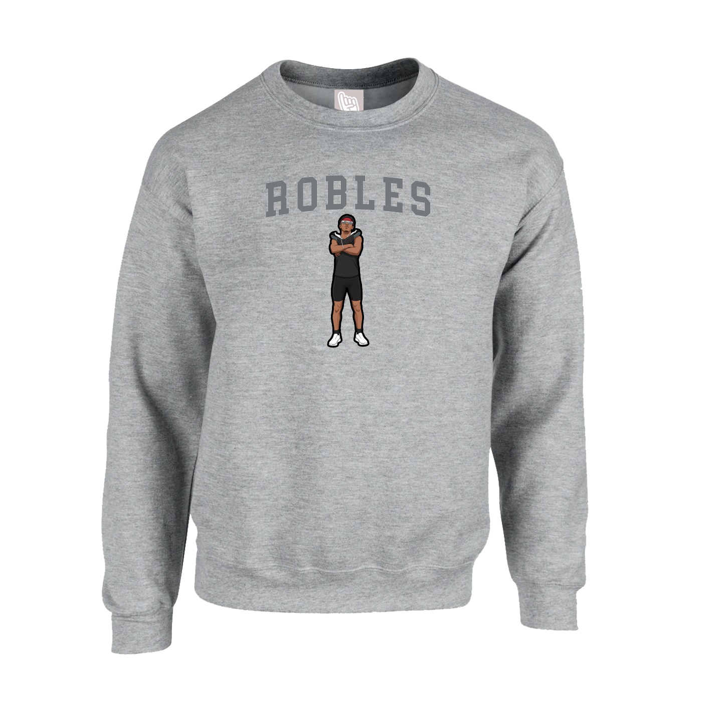 Fleece Crew — Shirsey in Grey
