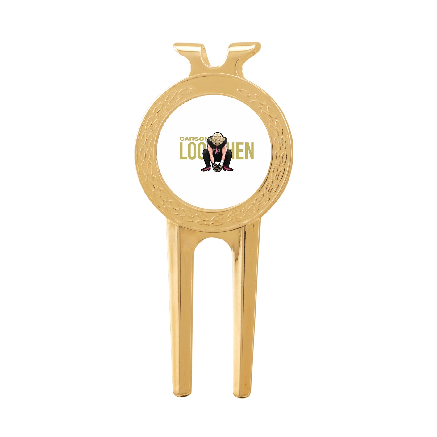 Divot Tool with Ball Marker — Player Name in Classic
