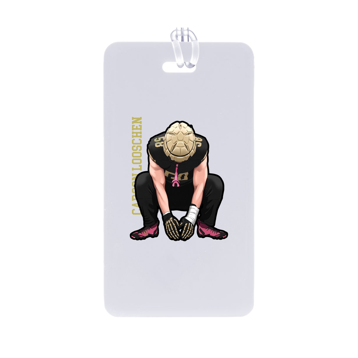 Bag Tag — Name Vertical in Classic
