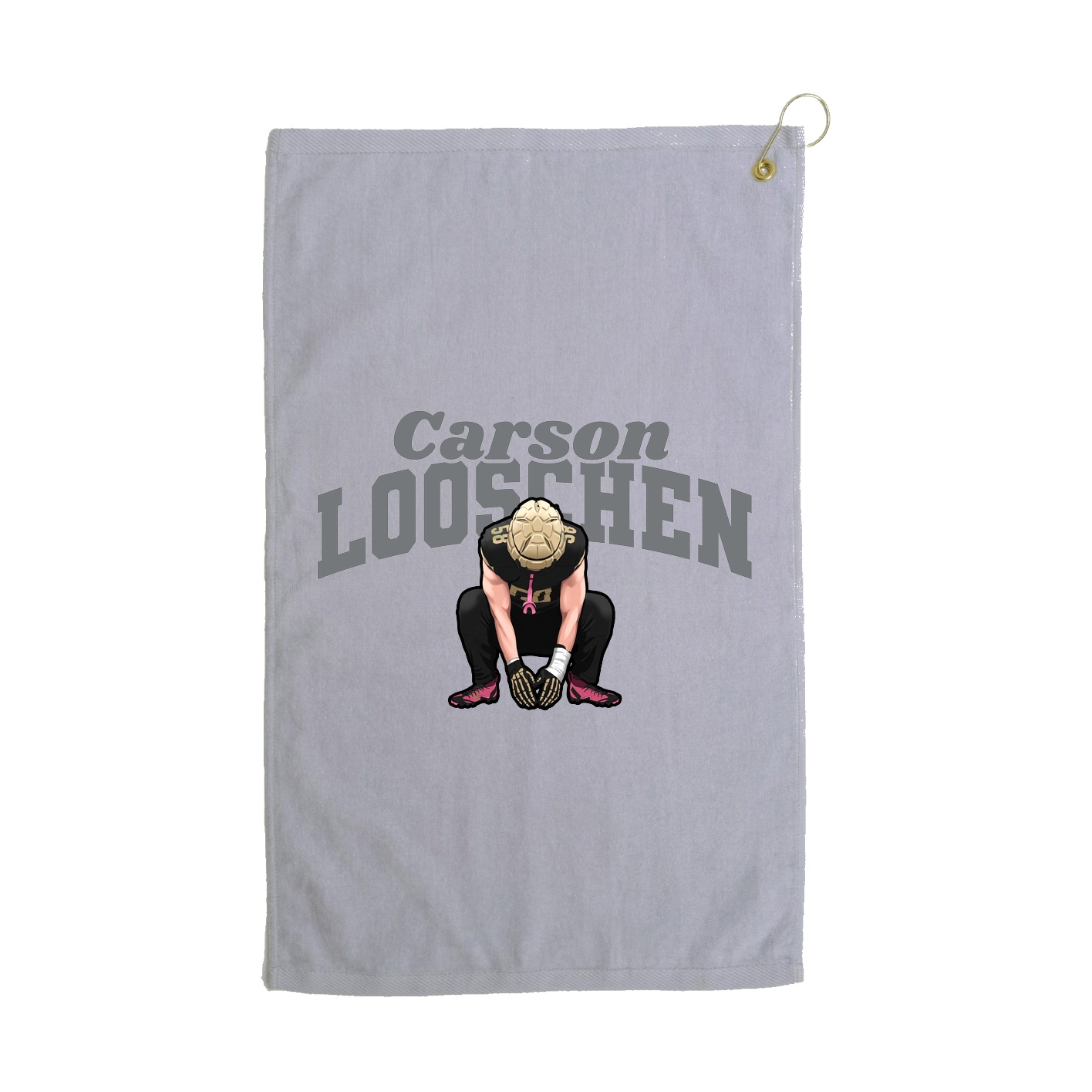 Golf Towel — Signature Arch in Grey
