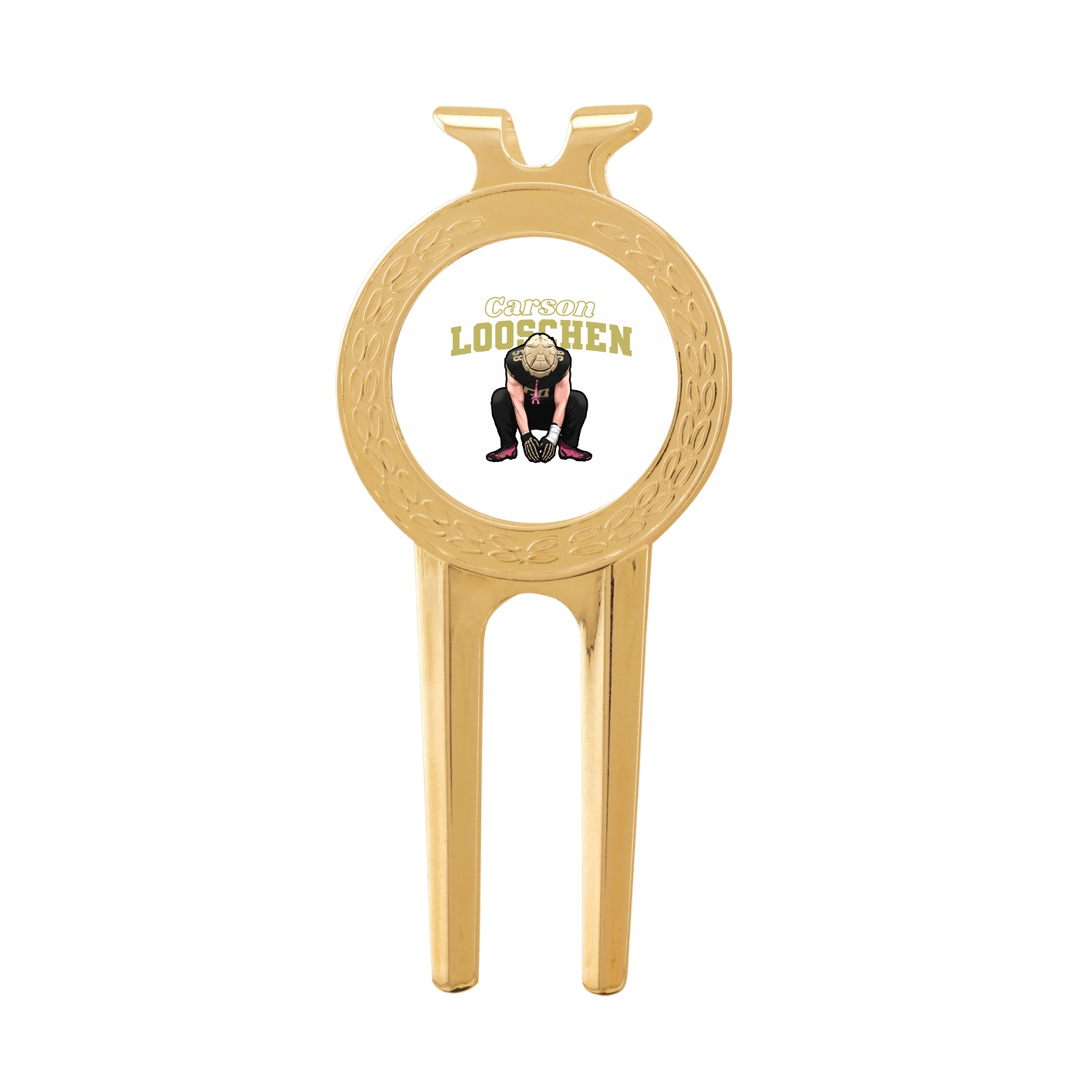 Divot Tool with Ball Marker — Name Arch in Classic