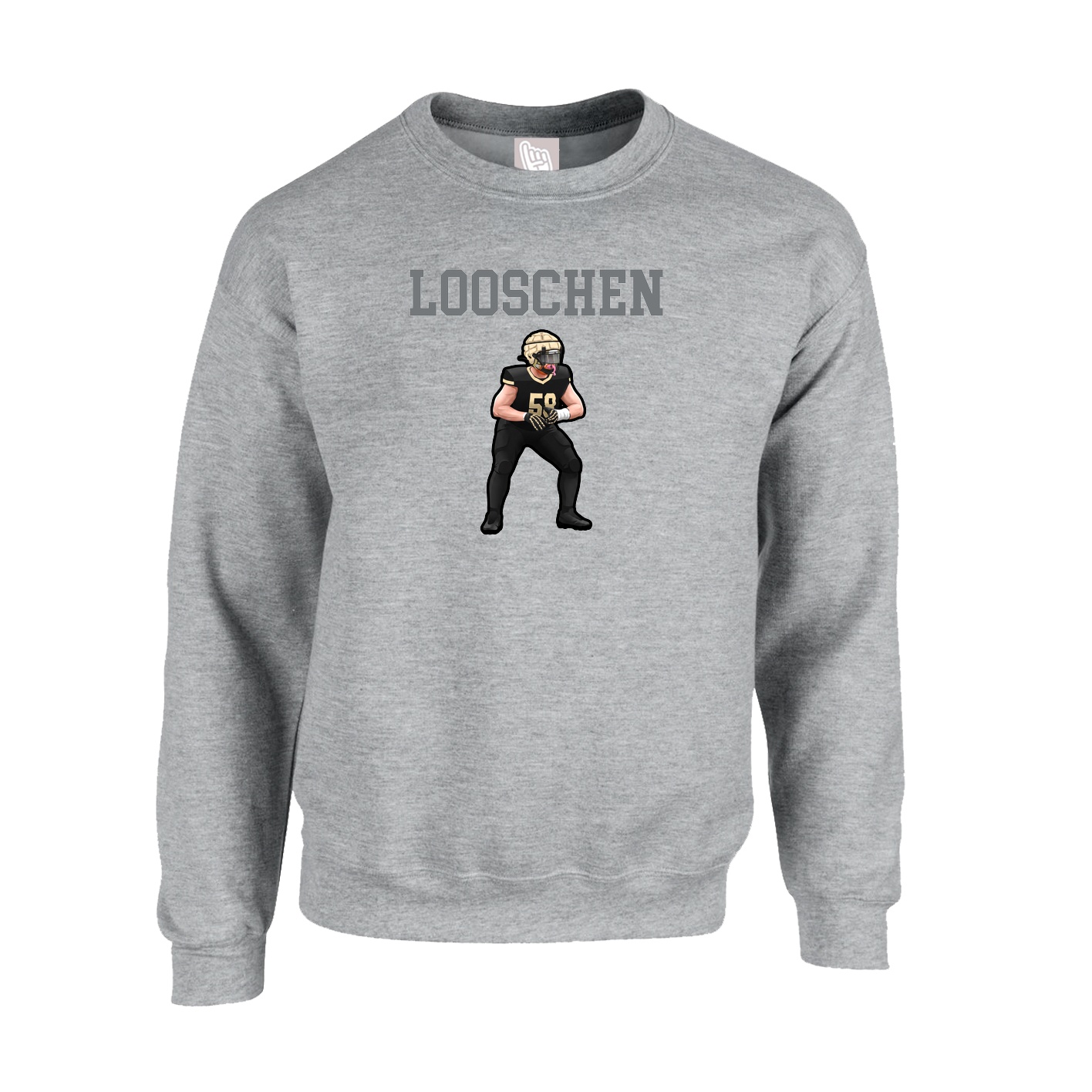 Fleece Crew — Shirsey in Grey