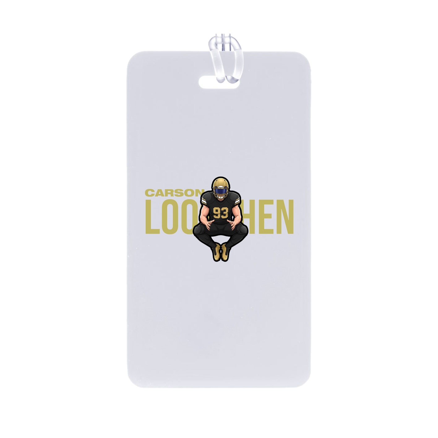 Bag Tag — Player Name in Classic