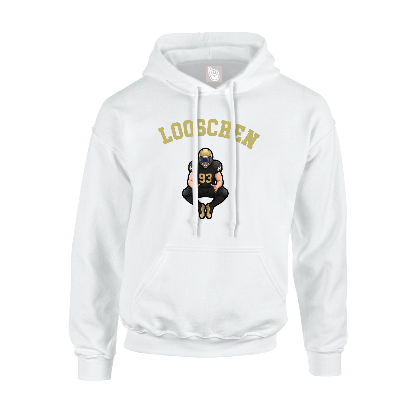 Hoodie — Shirsey Arch in White