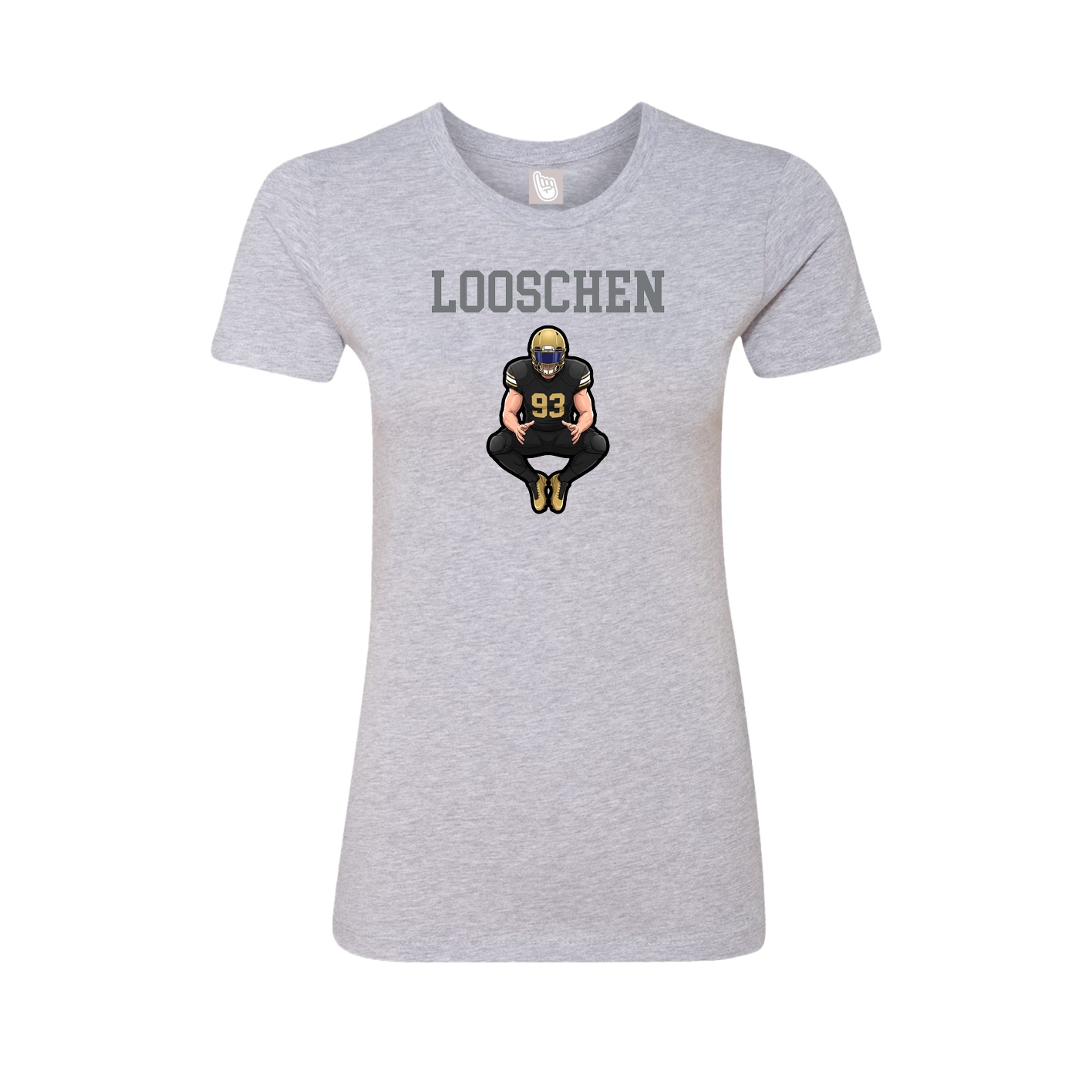Fitted Women's Tee — Shirsey in Grey