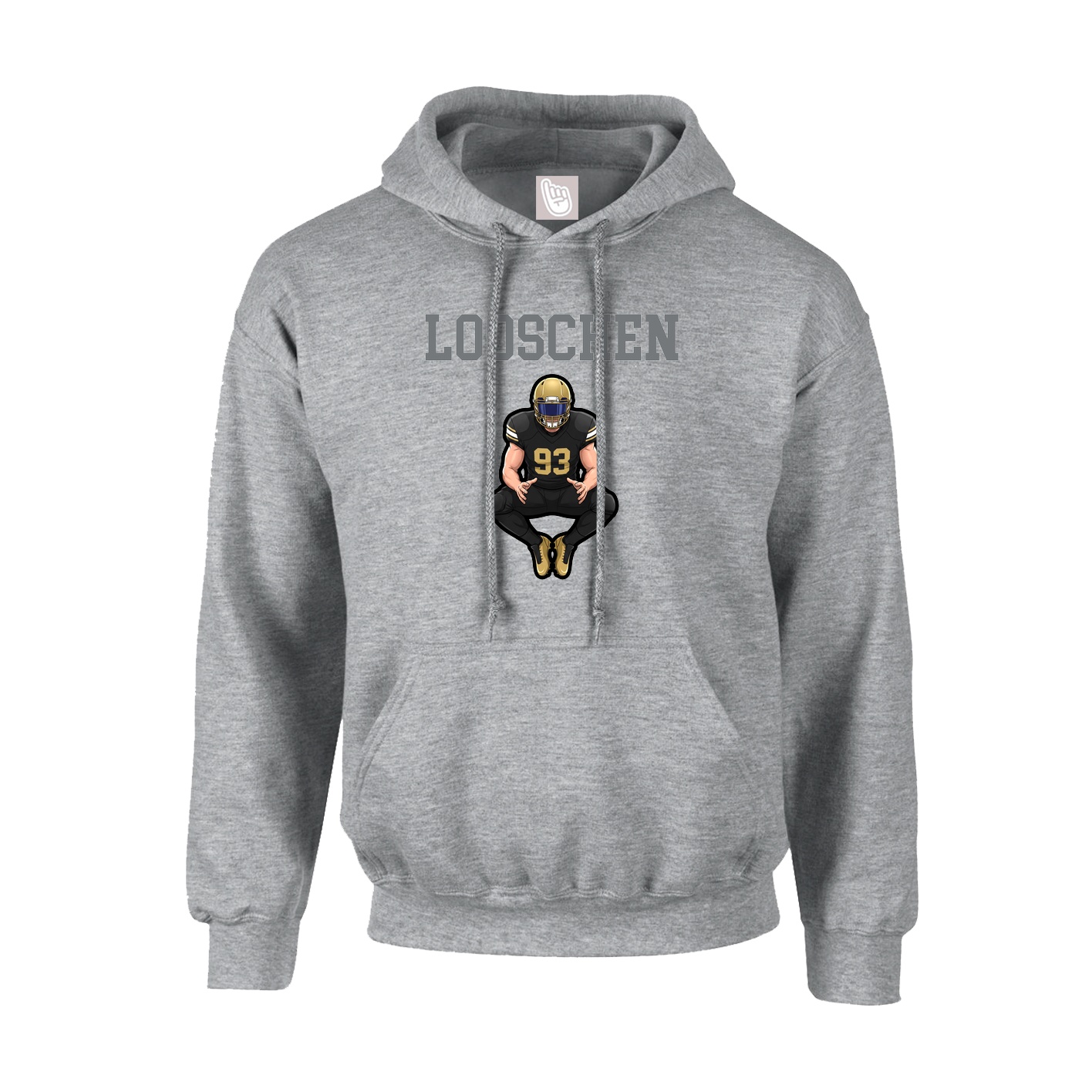 Hoodie — Shirsey in Grey