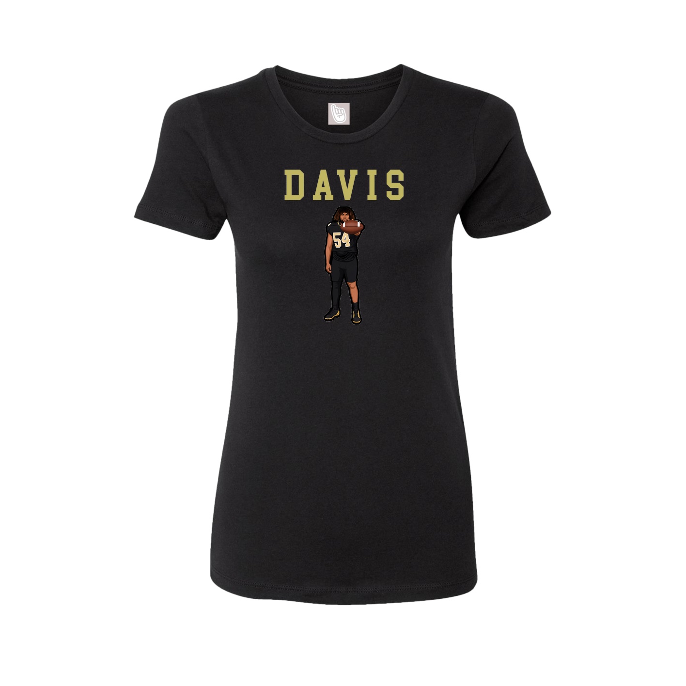 Fitted Women's Tee — Shirsey in Black