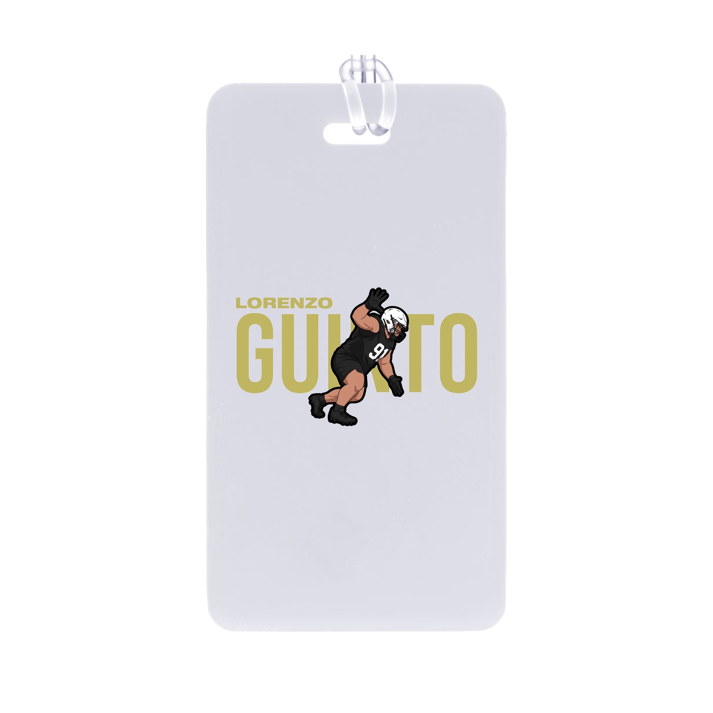 Bag Tag — Player Name in Classic