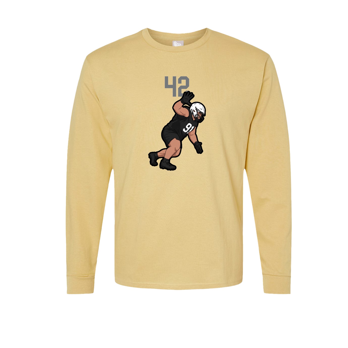 Long Sleeve Tee — Number Top in Vegas Gold