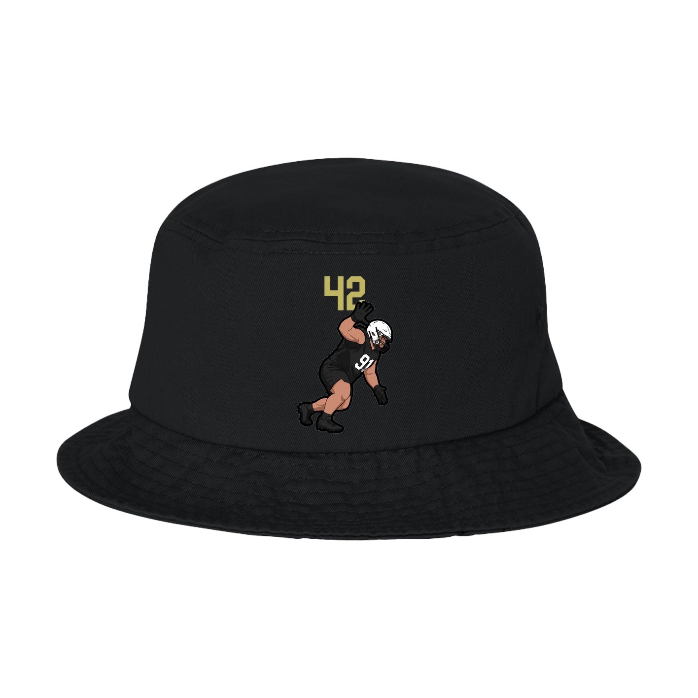 Bucket Cap — Number Top in Black