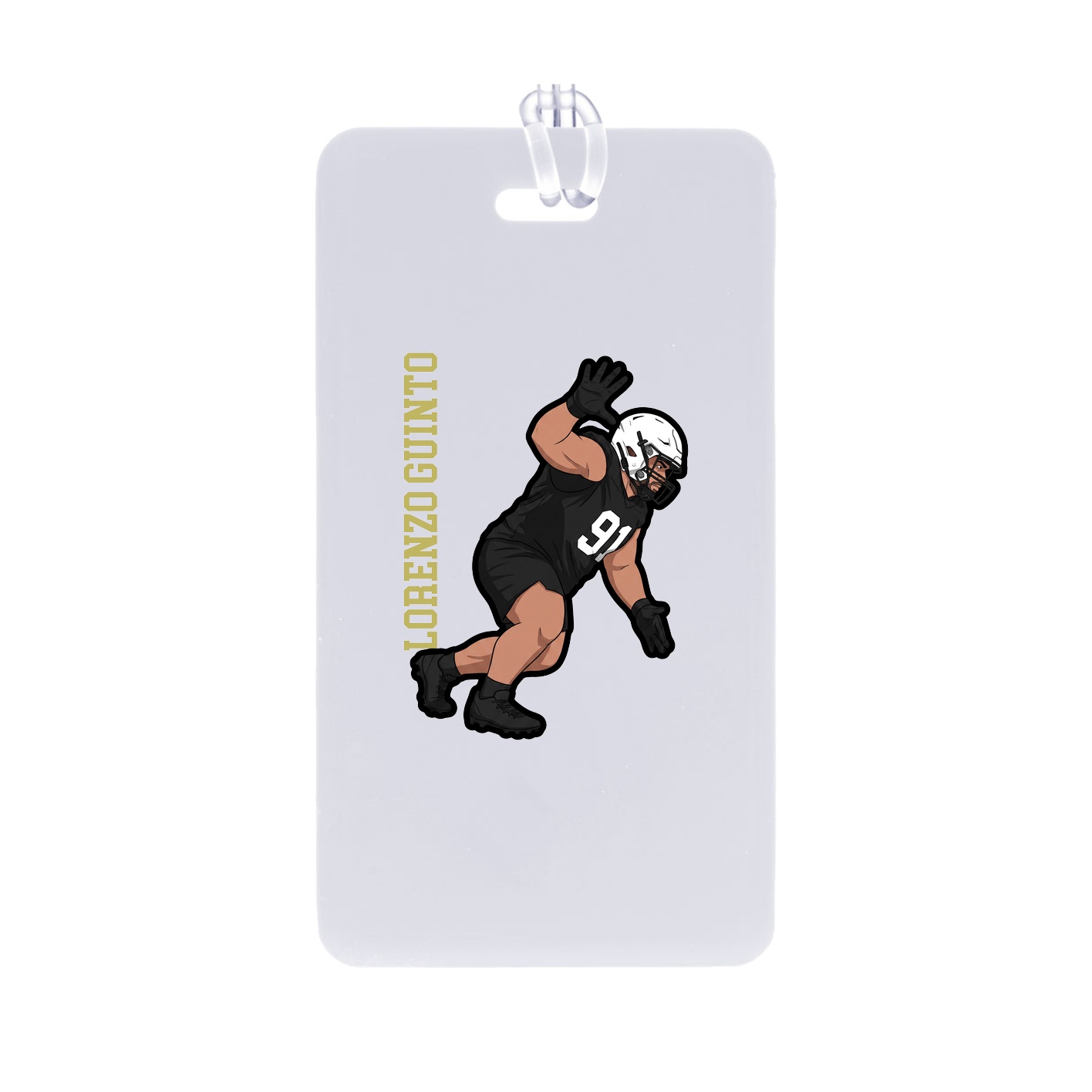 Bag Tag — Name Vertical in Classic