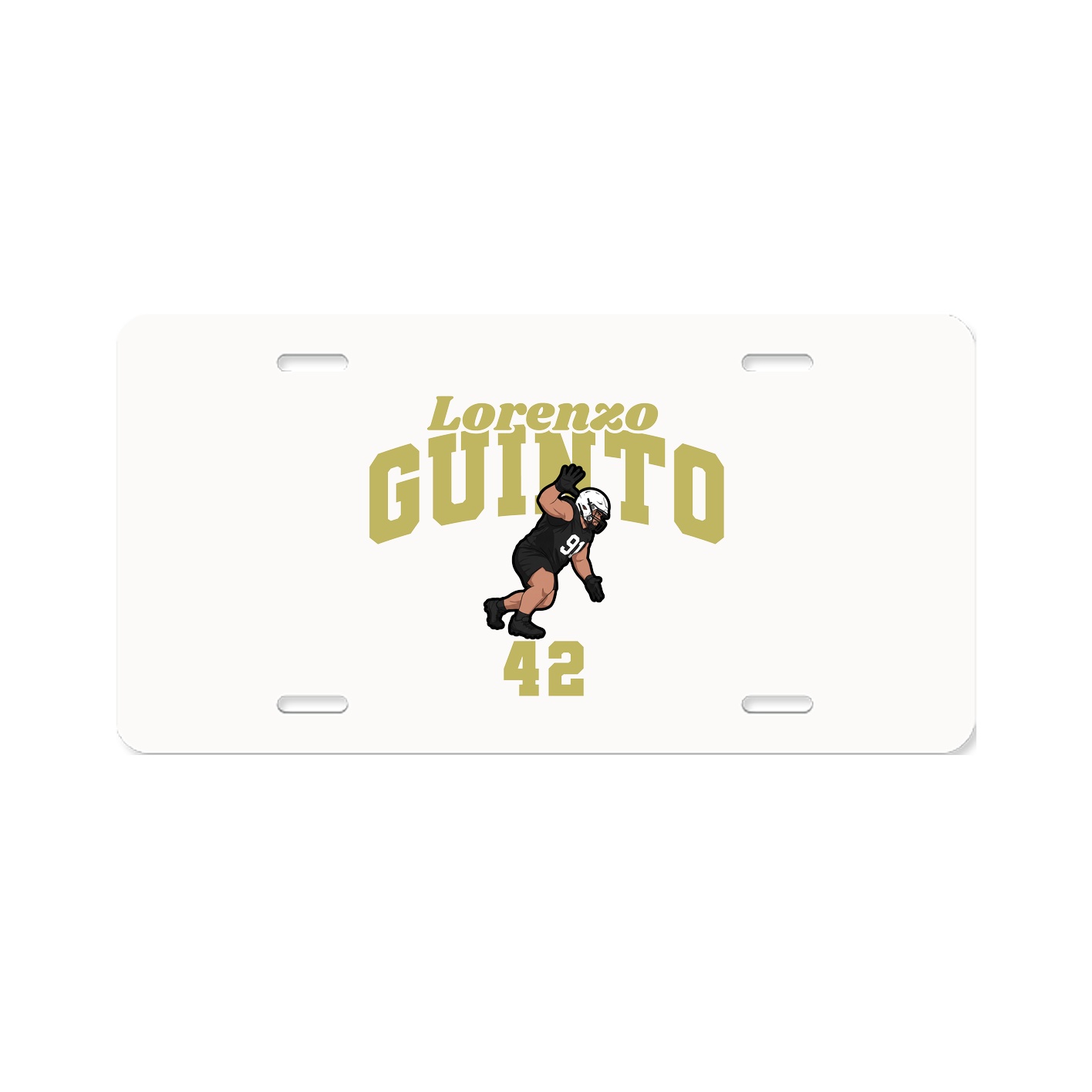 License Plate — Signature Arch in Classic