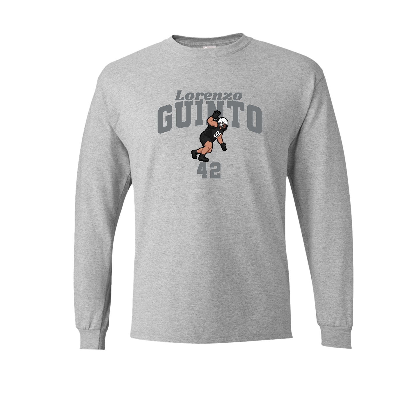 Long Sleeve Tee — Signature Arch in Grey
