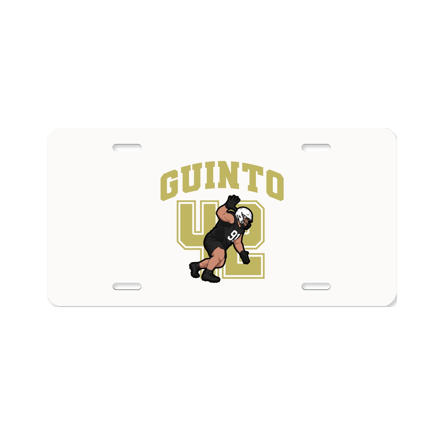License Plate — Number in Classic