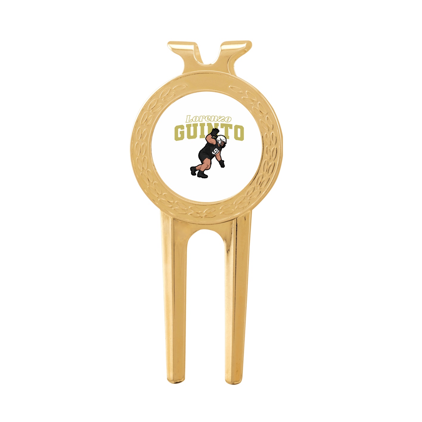 Divot Tool with Ball Marker — Name Arch in Classic
