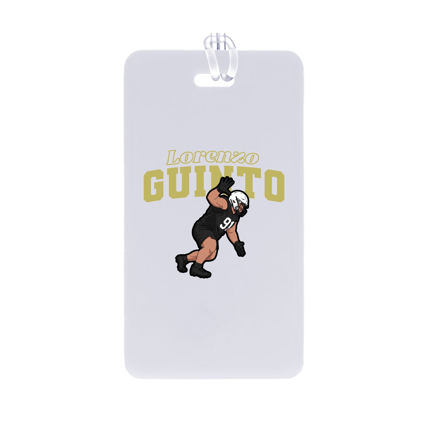 Bag Tag — Name Arch in Classic