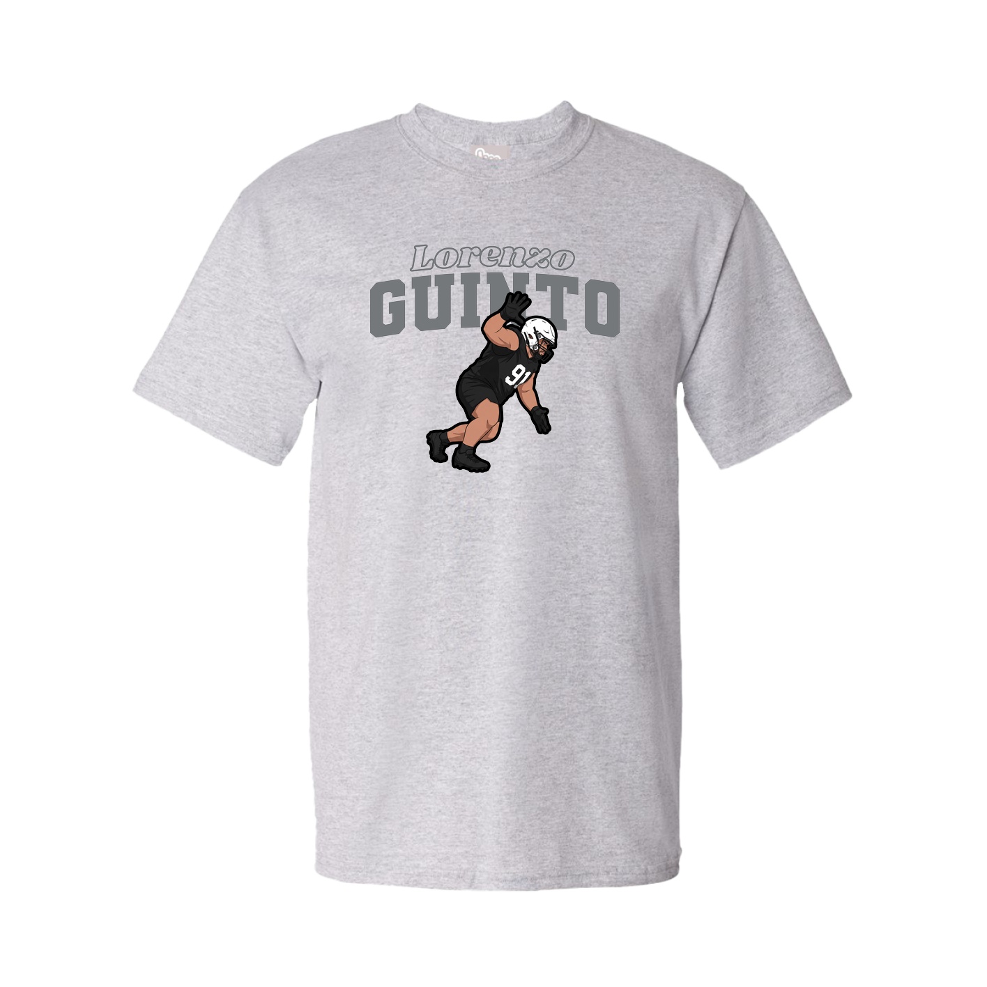 Tee — Name Arch in Grey