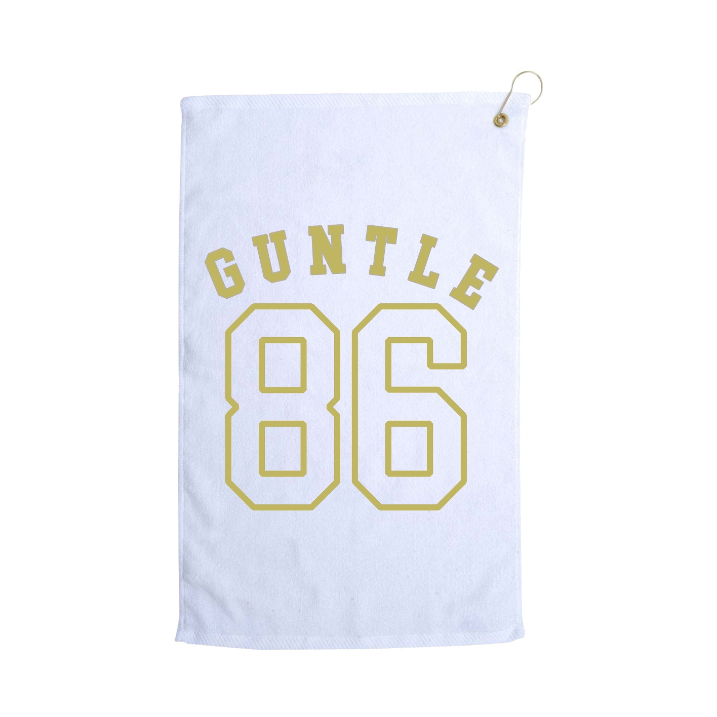 Golf Towel — Shirsey Arch in White