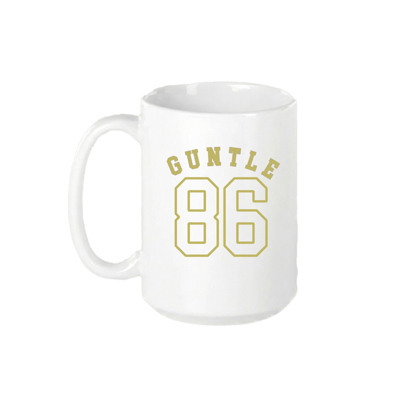 15oz Coffee Mug — Shirsey Arch in White