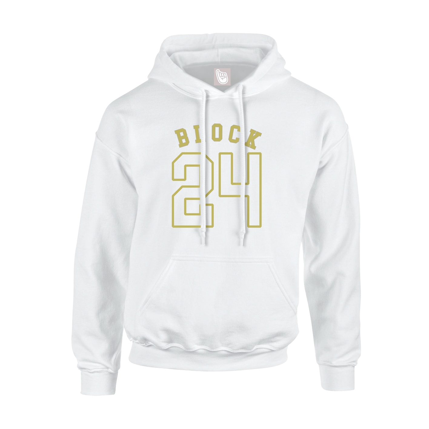 Youth Hoodie — Shirsey Arch in White