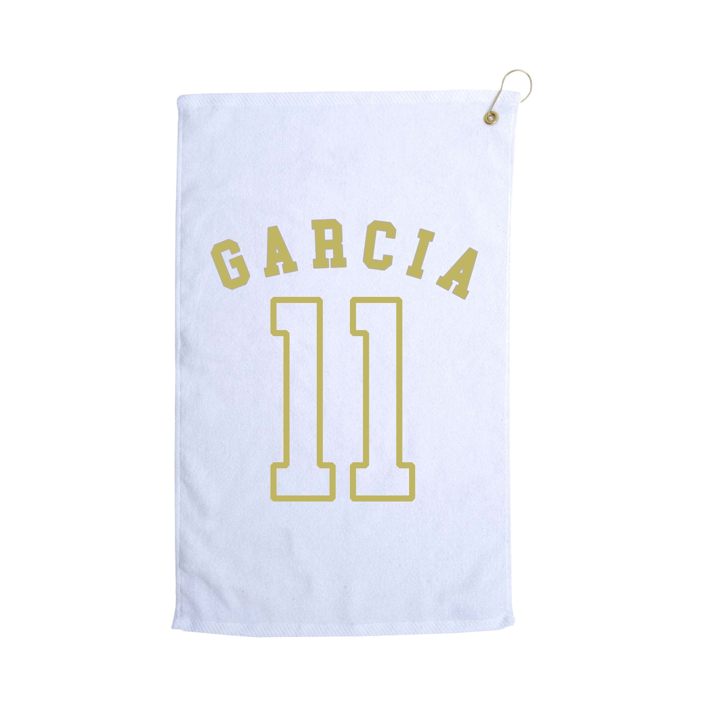 Golf Towel — Shirsey Arch in White